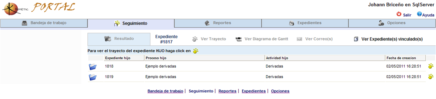 Expedientes Viculados